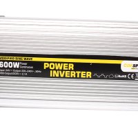 Měnič napětí Carspa CAR600U-242 24V/230V+USB 600W, modifikovaná sinus 1