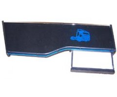 MB MP II + III stolek dlouhý s šuplíkem modrý