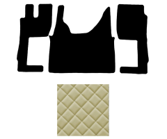 Ford F- MAX (43) koberce prošívané béžové