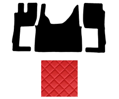 Ford  F-MAX (43) koberce prošívané červené