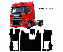 SCAN R (61) R 2018 koberec ROMBA červeno-zl.