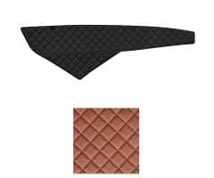 Koženkový potah pal. Ford F - MAX hnědý