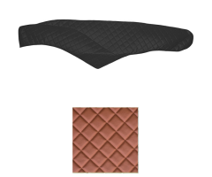 Koženkový potah pal. (14) MB MP IV hnědý