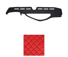 Koženkový potah pal. Renault T do 2013 červený