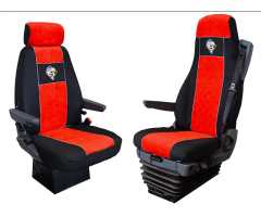 Loketní opěrky MAN,REN,VOLVO červená