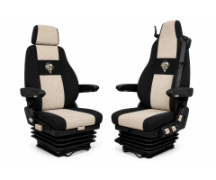 SCAN č.137 Ř Recaro+SP 39 potah béžovo-černý látkový