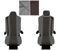 Ren GAMA-T (129) kož.potah šedý RS