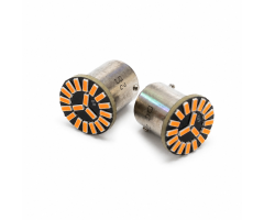 Auto LED 24V BA15S 19LED oranžová