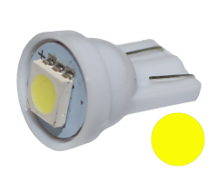 Auto LED 24V T10 1 LED žlutá