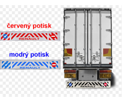 Zástěrka gumová NÁVĚS bílá /černá RENAULT