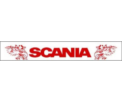 Zástěrka gumová NÁVĚS bílá /červená SCANIA /grifin