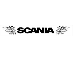 Zástěrka gumová NÁVĚS bílá /černá SCANIA /grifin